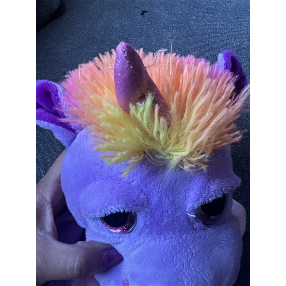 Kelly‎ Toy Purple Unicorn Hand Puppet Plush 10" - Picture 3 of 11